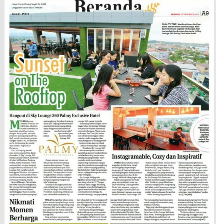 Palmy Exclusive Hotel Tanjung Redep Buitenkant foto